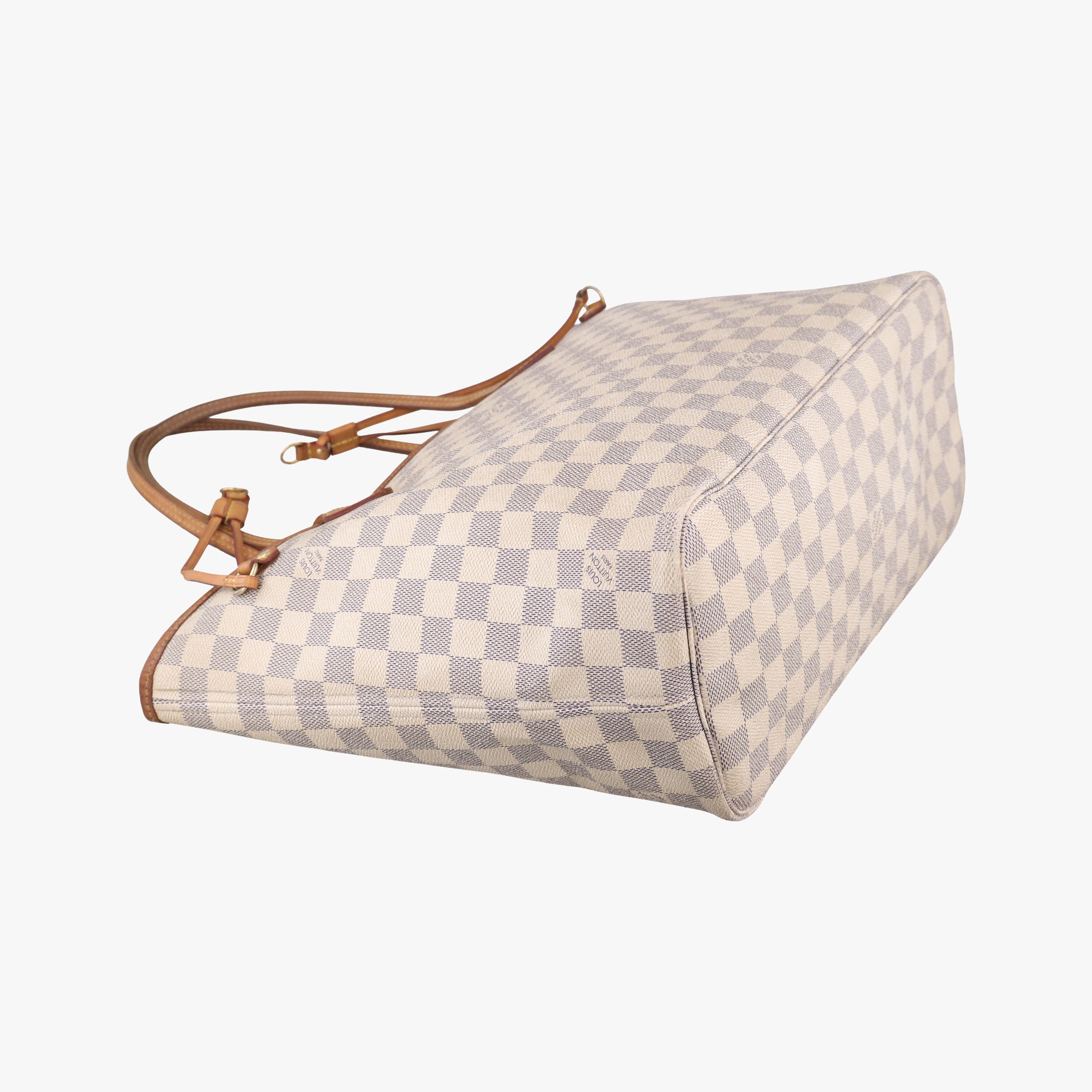 Pre-owned Louis Vuitton Neverfull MM Azur Damier Canvas N51107 shoulderbag | stylenewstar