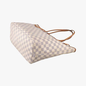 Pre-owned Louis Vuitton Neverfull MM Azur Damier Canvas N51107 shoulderbag | stylenewstar