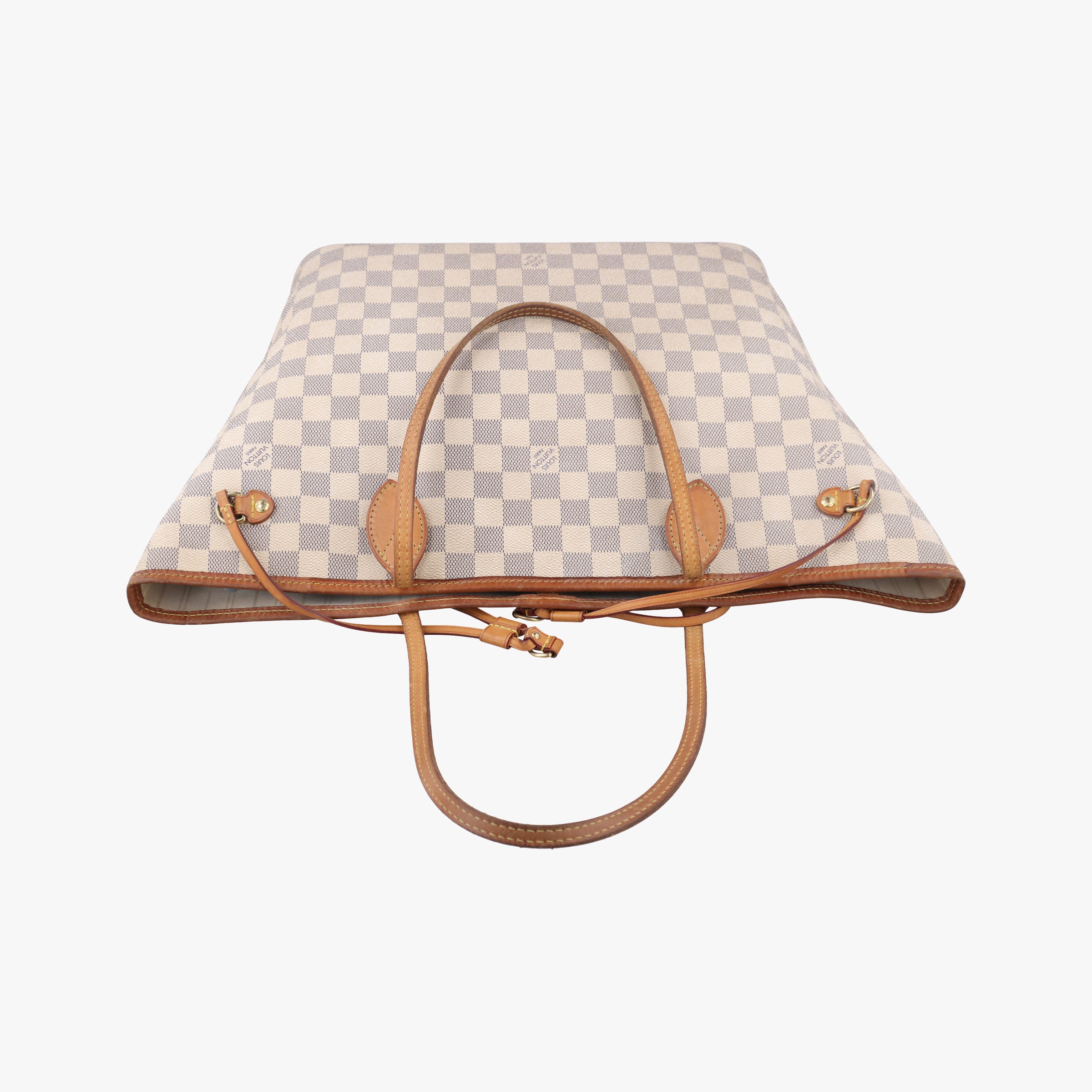 Pre-owned Louis Vuitton Neverfull MM Azur Damier Canvas N51107 shoulderbag | stylenewstar