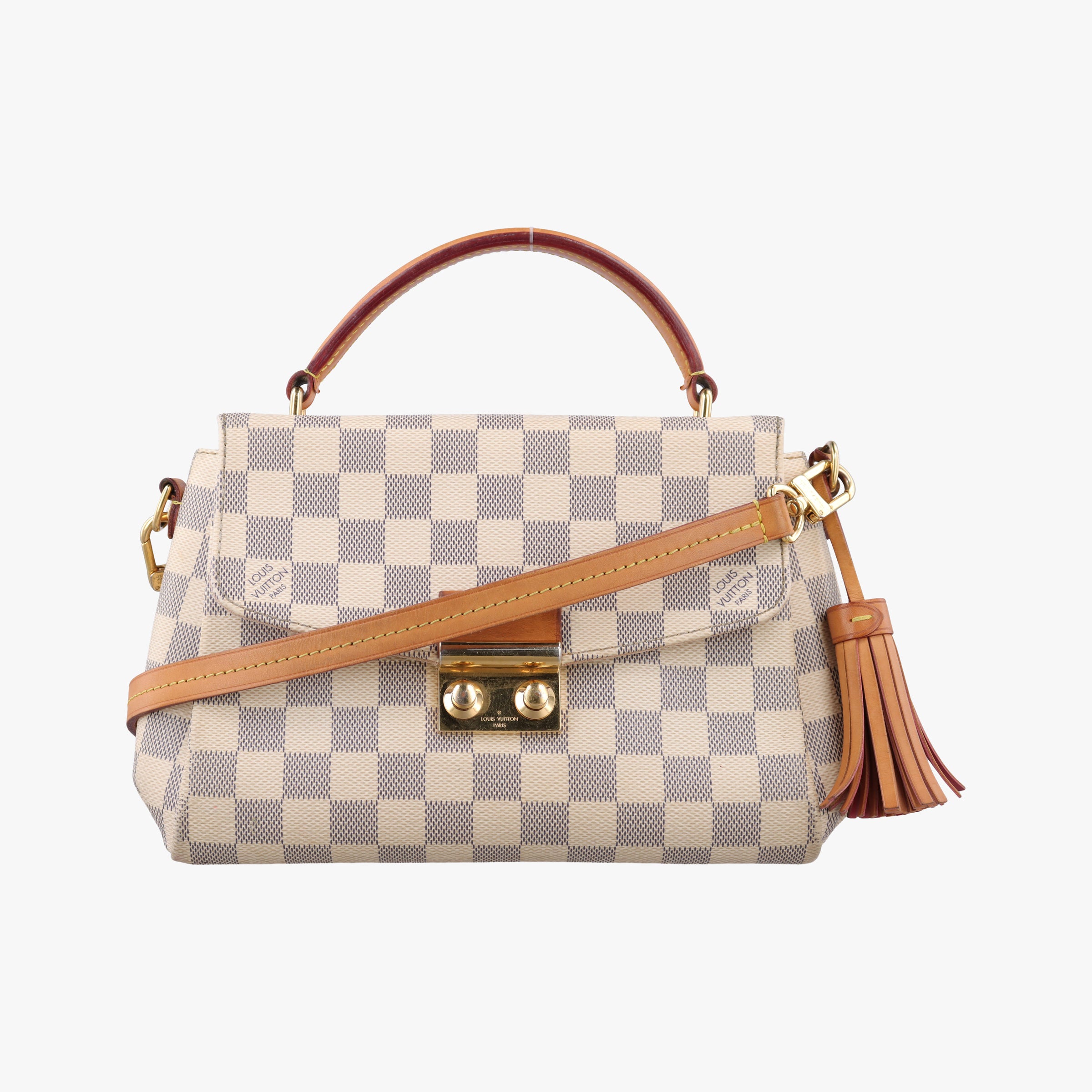 Pre-owned Louis Vuitton CROISETTE Azur Damier Canvas N41581 shoulderbag | stylenewstar