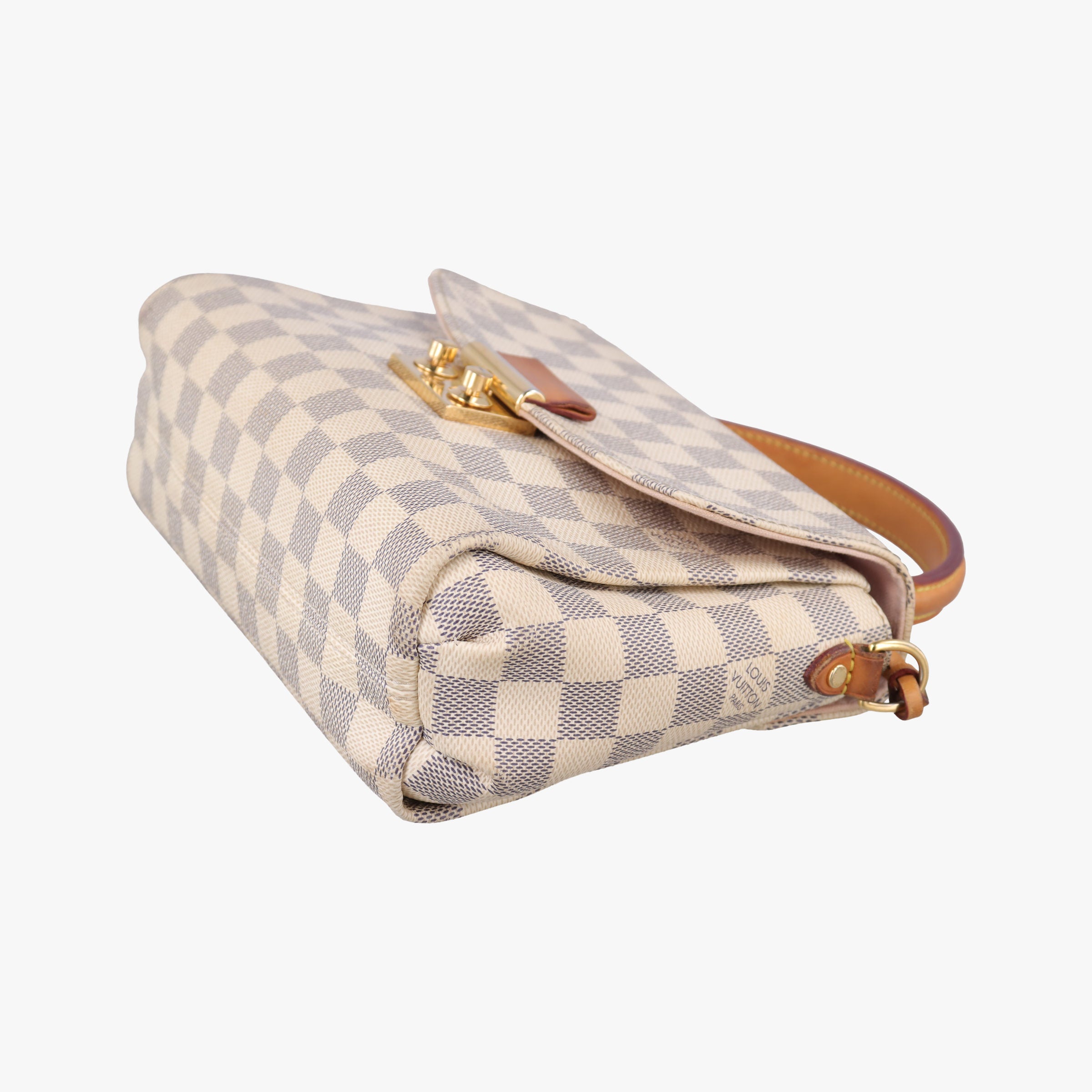 Pre-owned Louis Vuitton CROISETTE Azur Damier Canvas N41581 shoulderbag | stylenewstar
