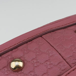 Vintage Gucci Guccissima Trim Web Joy Pink Leather 269876 bostonbag | stylenewstar