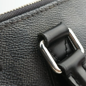 Pre-owned Louis Vuitton Porte Documents Jour Noir Damier Graphite N48224 handbag | stylenewstar
