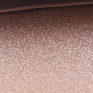 Pre-owned Celine Claude Triomphe white x brown PVC coated canvas x Leather  shoulderbag | stylenewstar