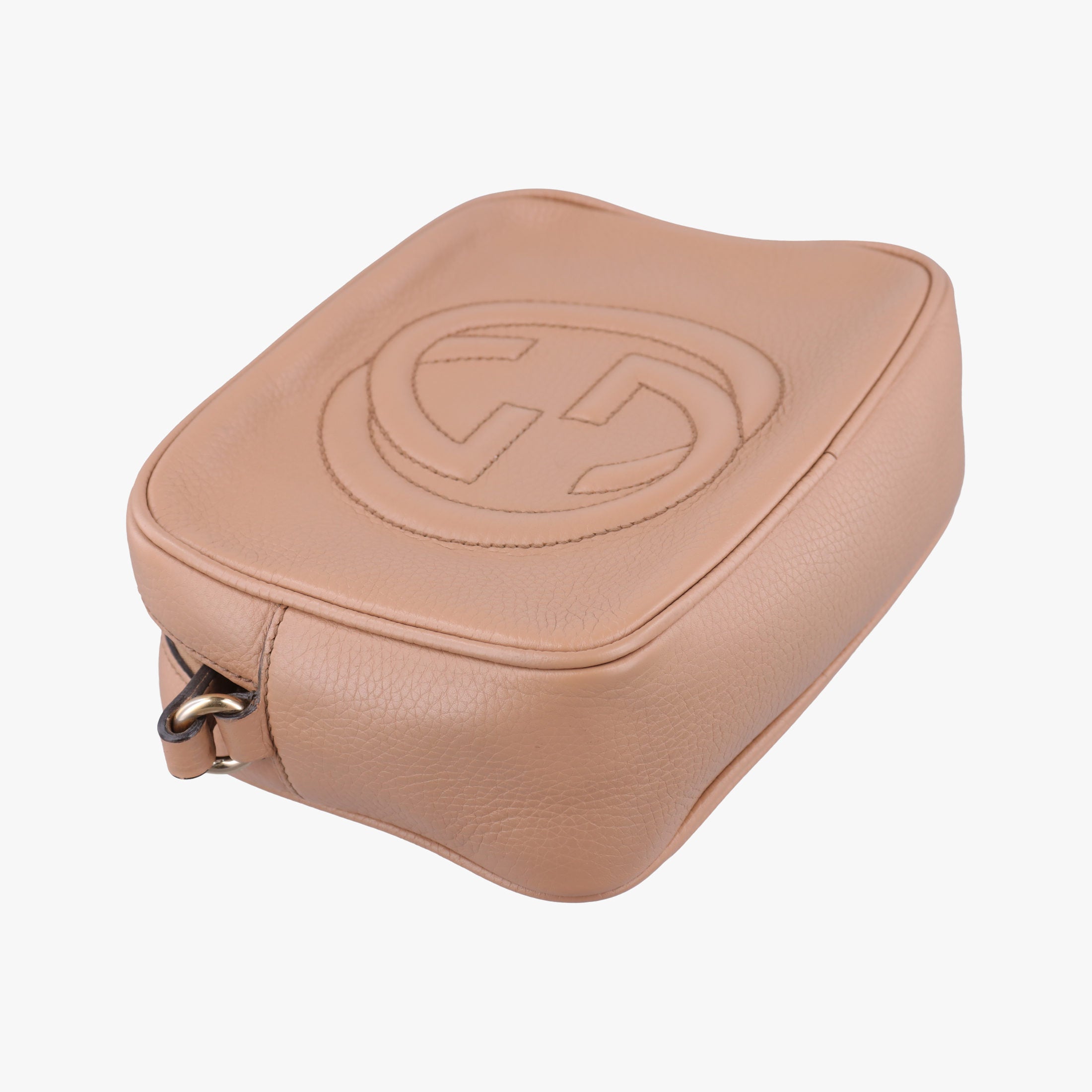 Pre-owned Gucci Soho Beige Leather 308364 shoulderbag | stylenewstar