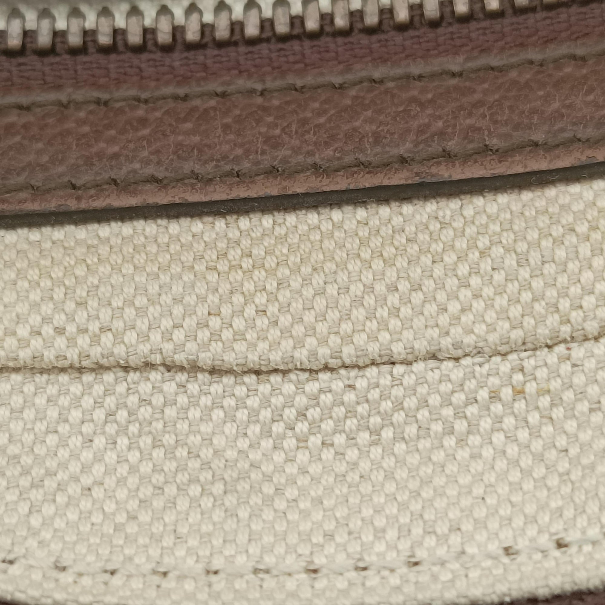 Pre-owned Gucci Ophidia Beige×Brown PVC coated canvas×leather 574796 bum bag/waist bag | stylenewstar