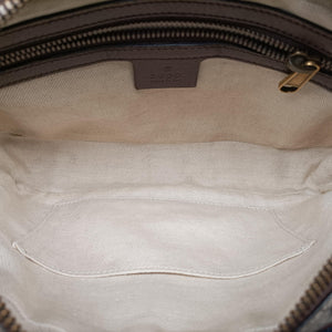 Pre-owned Gucci Ophidia Beige×Brown PVC coated canvas×leather 574796 bum bag/waist bag | stylenewstar