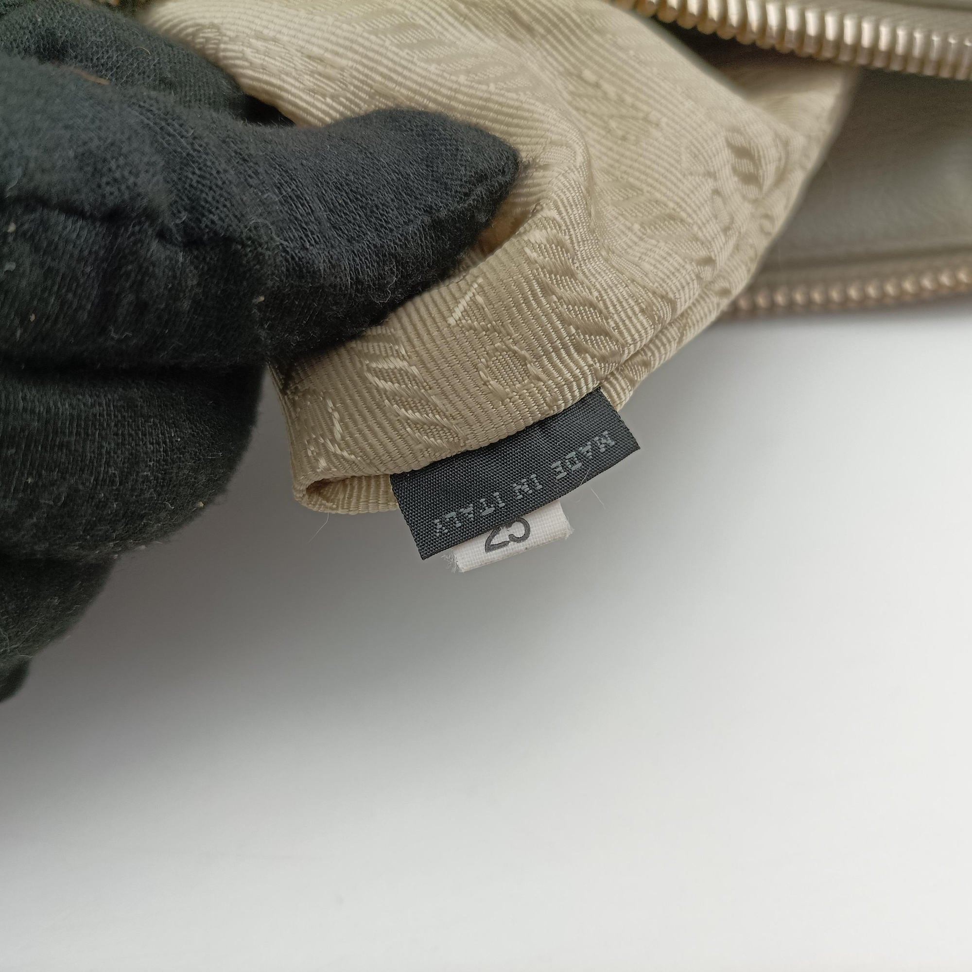 Vintage Prada Soft Top Gray Leather  handbag | stylenewstar