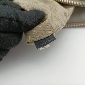 Vintage Prada Soft Top Gray Leather  handbag | stylenewstar