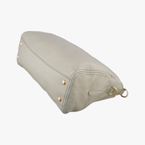 Vintage Prada Soft Top Gray Leather  handbag | stylenewstar