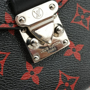 Secondhand Louis Vuitton Pochette Metis MM Noir×ROUGE Monogram Infrarouge M41462 shoulderbag | stylenewstar