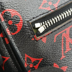 Secondhand Louis Vuitton Pochette Metis MM Noir×ROUGE Monogram Infrarouge M41462 shoulderbag | stylenewstar