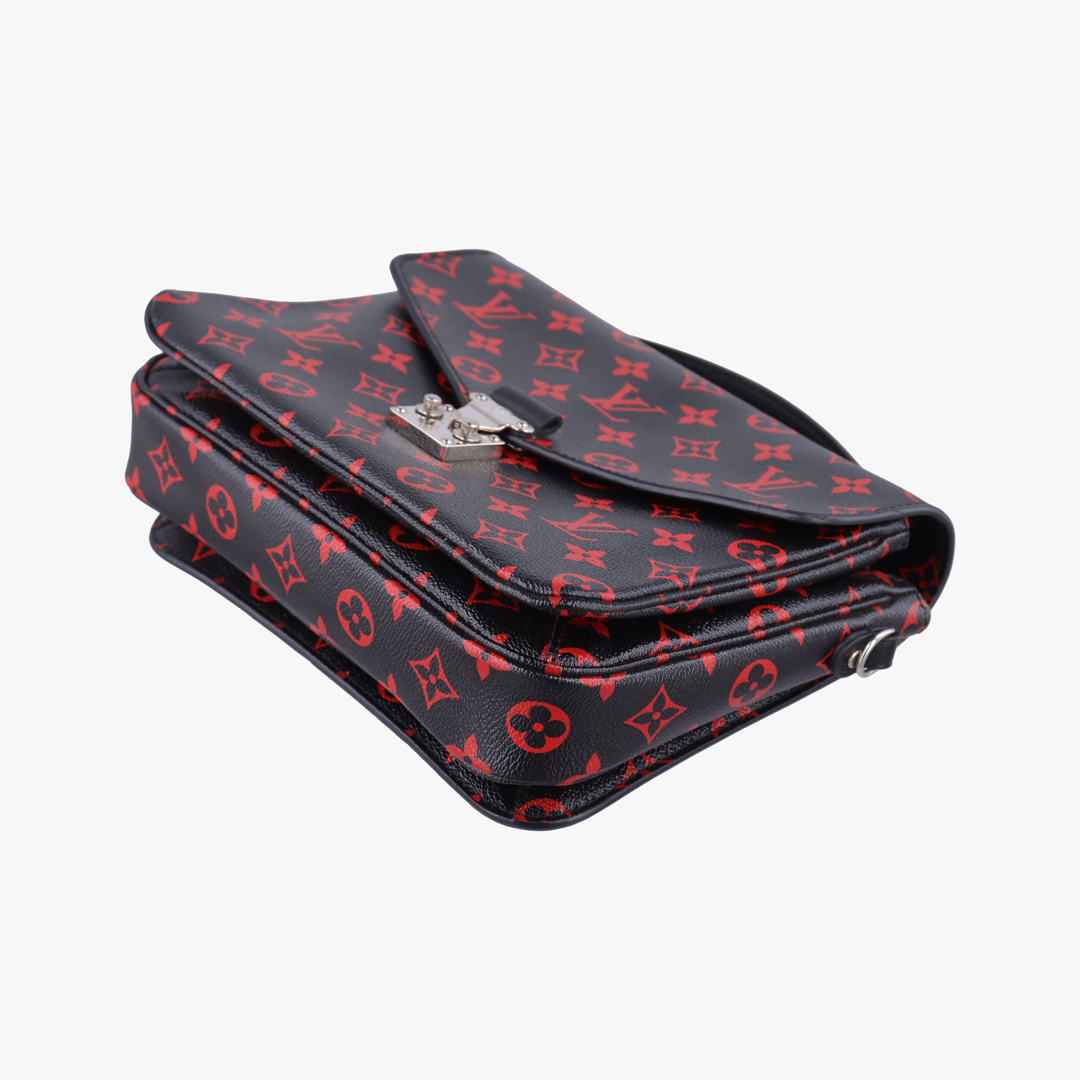 Secondhand Louis Vuitton Pochette Metis MM Noir×ROUGE Monogram Infrarouge M41462 shoulderbag | stylenewstar