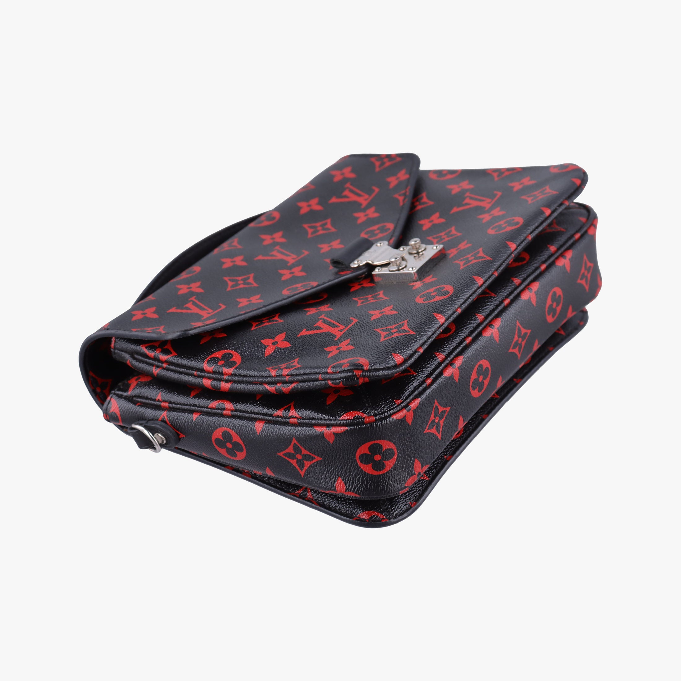 Secondhand Louis Vuitton Pochette Metis MM Noir×ROUGE Monogram Infrarouge M41462 shoulderbag | stylenewstar