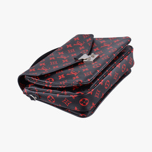 Secondhand Louis Vuitton Pochette Metis MM Noir×ROUGE Monogram Infrarouge M41462 shoulderbag | stylenewstar