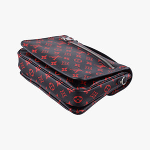 Secondhand Louis Vuitton Pochette Metis MM Noir×ROUGE Monogram Infrarouge M41462 shoulderbag | stylenewstar