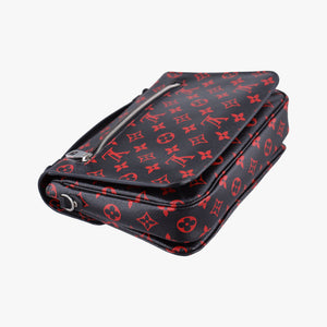 Secondhand Louis Vuitton Pochette Metis MM Noir×ROUGE Monogram Infrarouge M41462 shoulderbag | stylenewstar