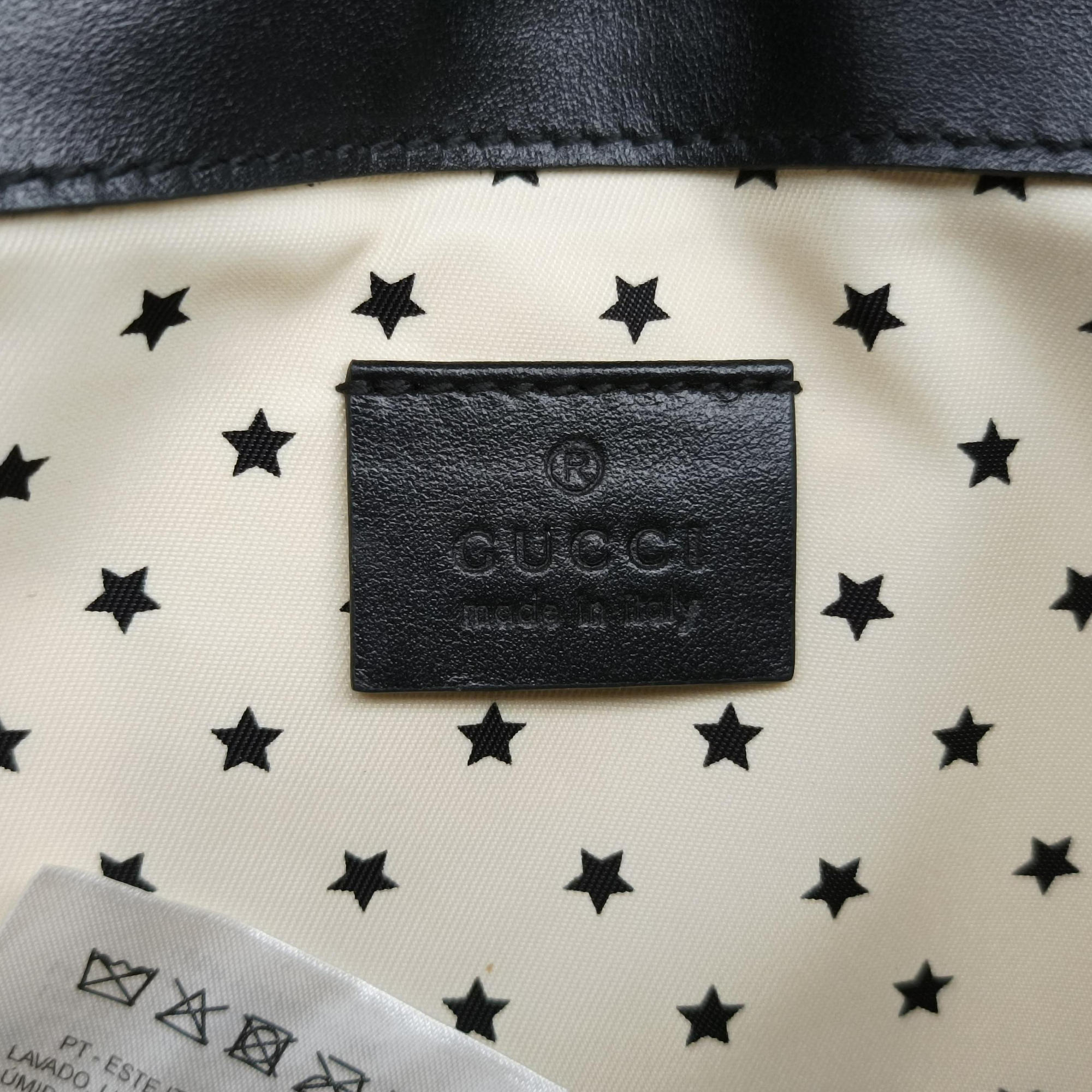 Vintage Gucci Metallic Crackle Golden×black Leather 605112 bum bag/waist bag | stylenewstar