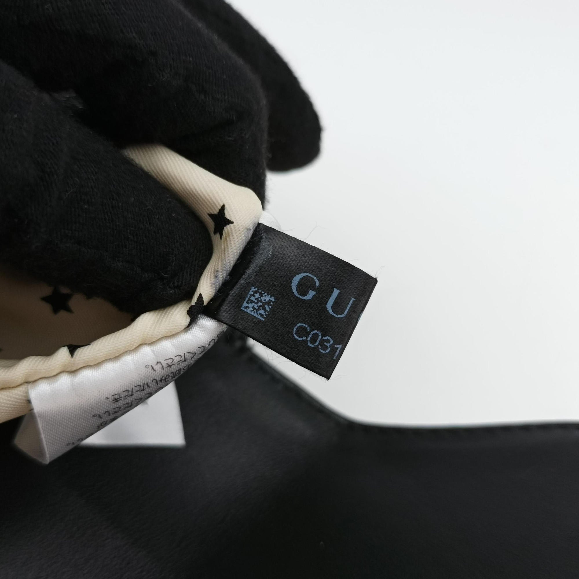 Vintage Gucci Metallic Crackle Golden×black Leather 605112 bum bag/waist bag | stylenewstar