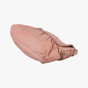 Pre-owned Fendi selleria flap Pink Leather 8BR356 shoulderbag | stylenewstar