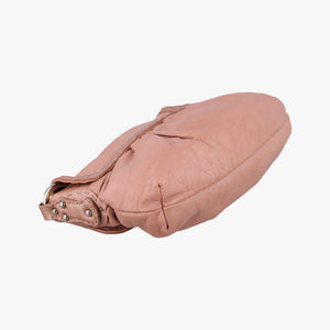 Pre-owned Fendi selleria flap Pink Leather 8BR356 shoulderbag | stylenewstar