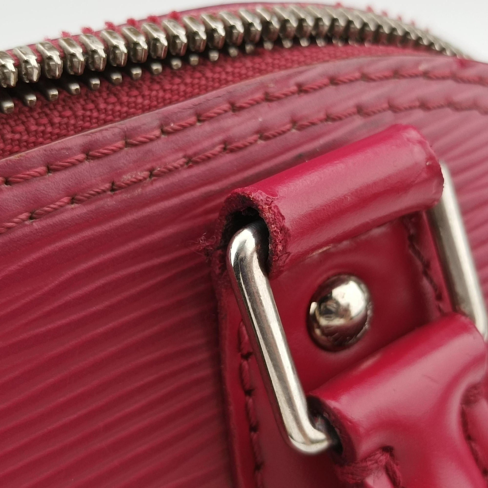 Pre-owned Louis Vuitton Alma BB FUCHSIA Epi M40851 shoulderbag | stylenewstar