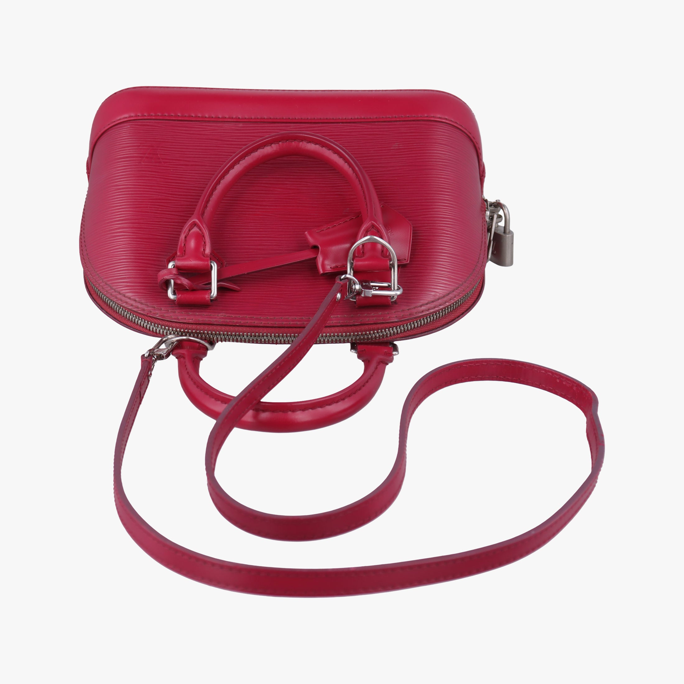 Pre-owned Louis Vuitton Alma BB FUCHSIA Epi M40851 shoulderbag | stylenewstar