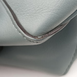 Pre-owned Chloe FAYE DAY Blue Leather  shoulderbag | stylenewstar