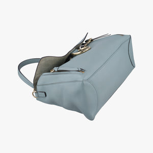 Pre-owned Chloe FAYE DAY Blue Leather  shoulderbag | stylenewstar