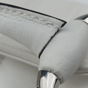 Pre-owned Gucci Horsebit White Leather 764339 shoulderbag | stylenewstar