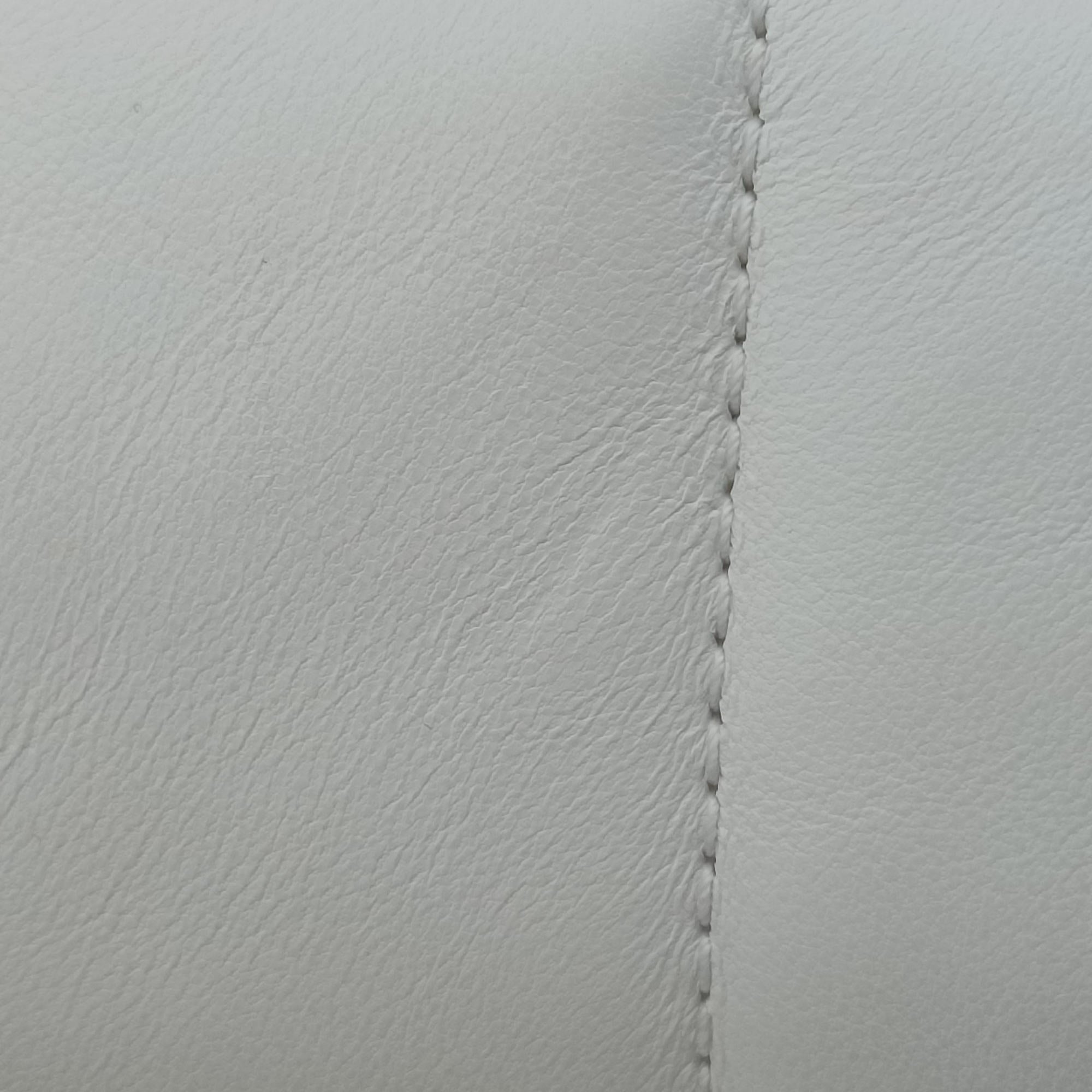 Pre-owned Gucci Horsebit White Leather 764339 shoulderbag | stylenewstar