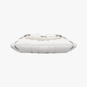 Pre-owned Gucci Horsebit White Leather 764339 shoulderbag | stylenewstar