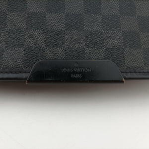 Pre-owned Louis Vuitton DANIEL MM Noir Damier GRAPHITE N58029 shoulderbag | stylenewstar