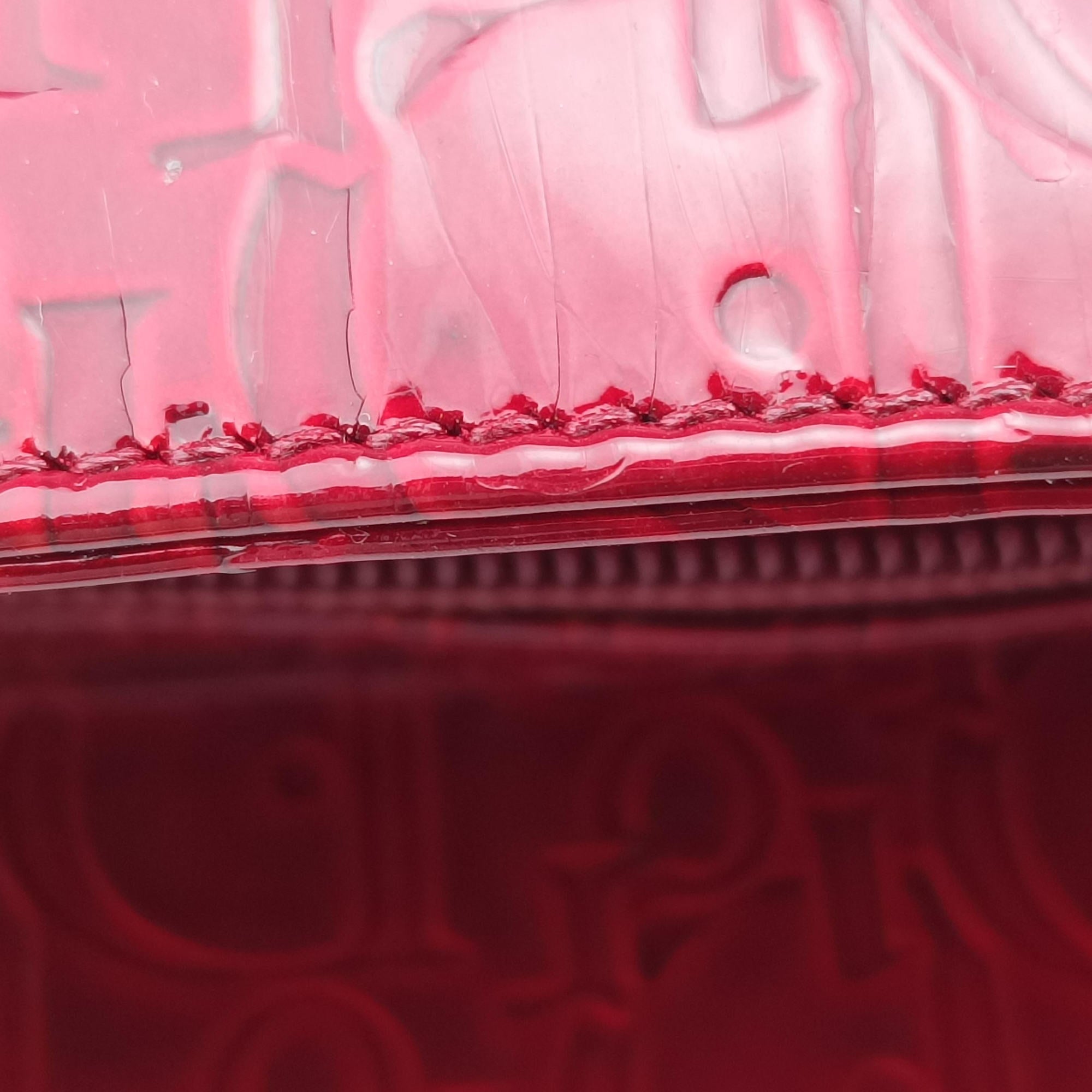 Pre-owned Christian Dior Lady Dior Red Patent  shoulderbag | stylenewstar