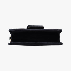 Pre-owned Gucci Square G Black velour 544242 shoulderbag | stylenewstar