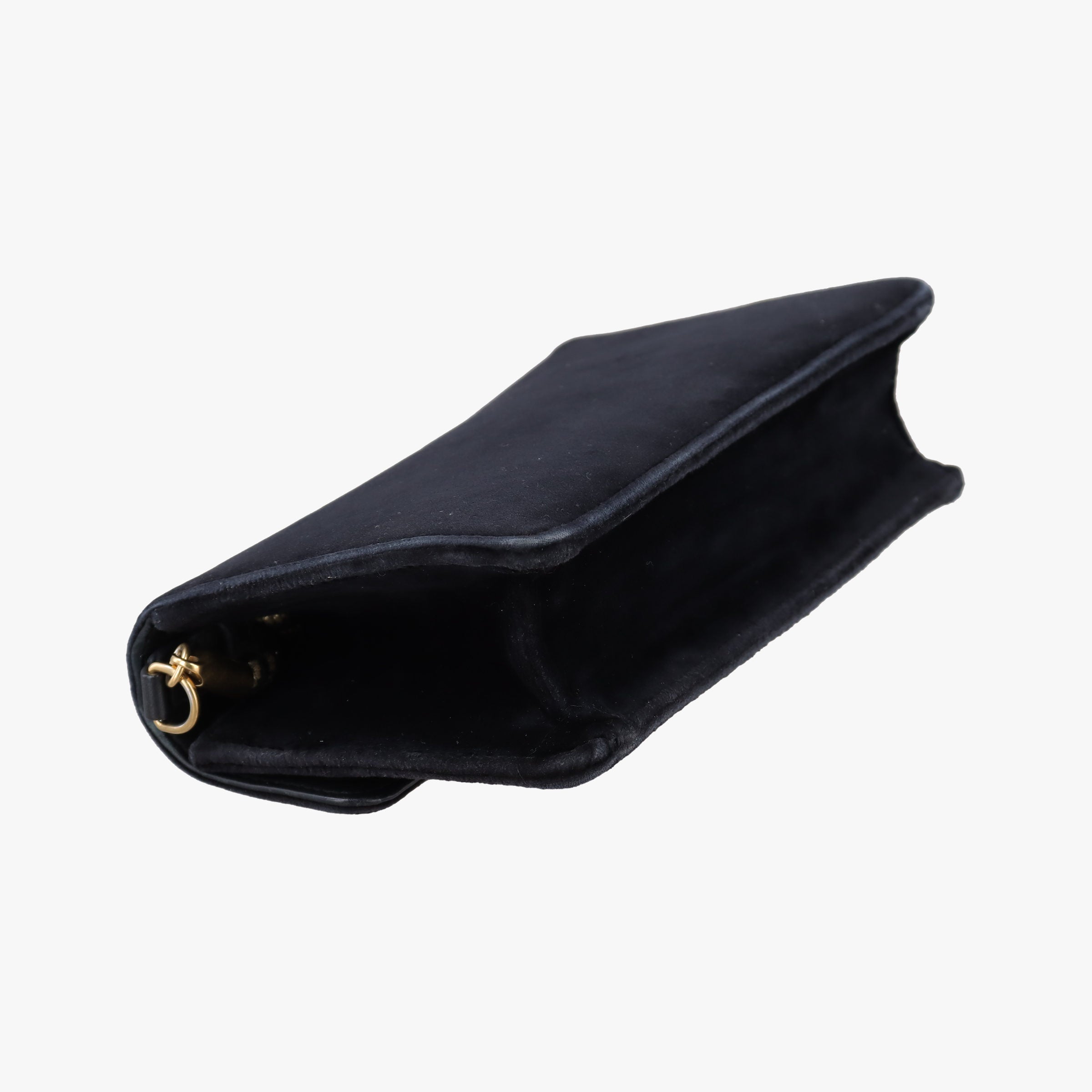 Pre-owned Gucci Square G Black velour 544242 shoulderbag | stylenewstar