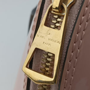 Secondhand Louis Vuitton Alma BB ROSE BALLERIN Vernis M51949 shoulderbag | stylenewstar