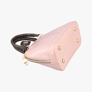 Secondhand Louis Vuitton Alma BB ROSE BALLERIN Vernis M51949 shoulderbag | stylenewstar