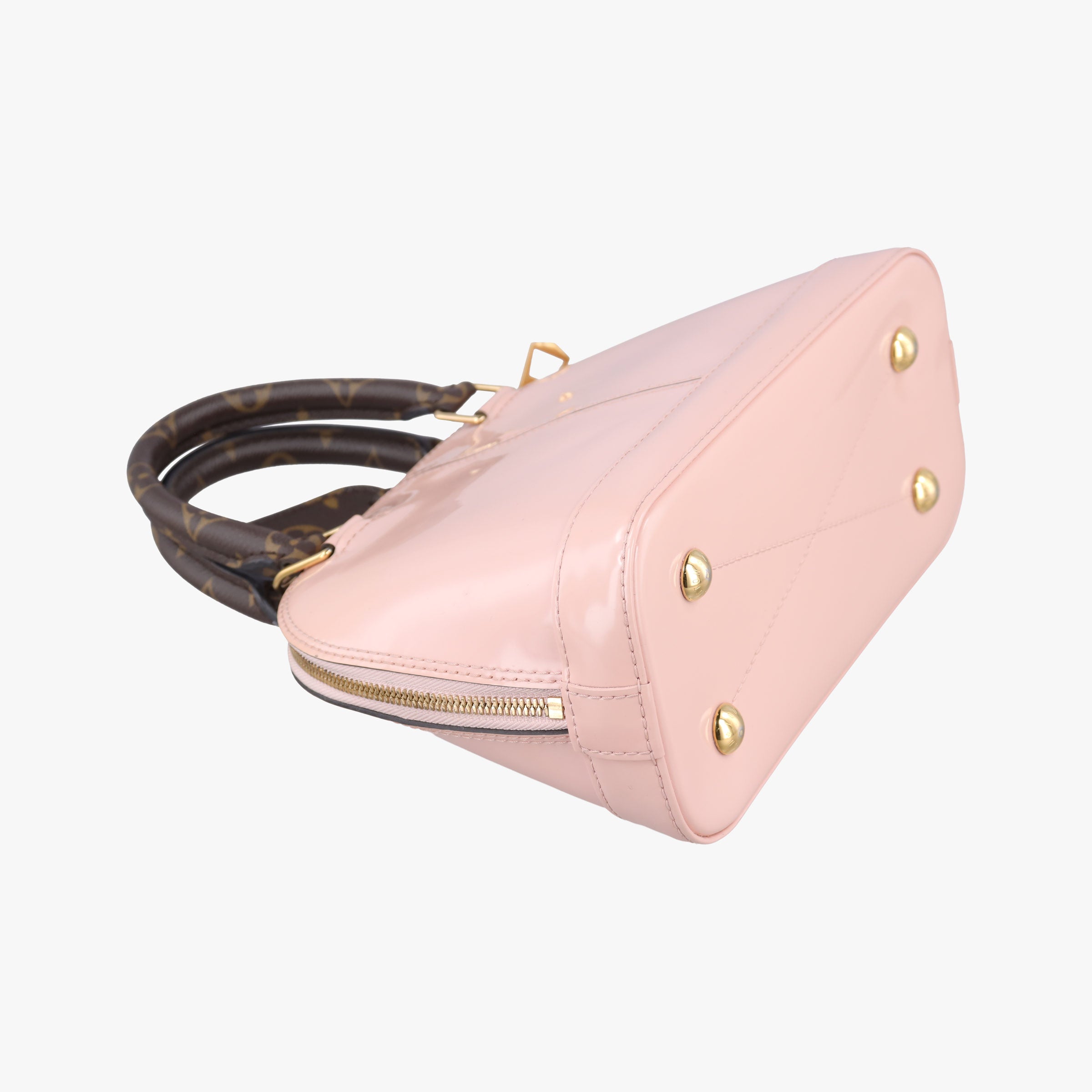 Secondhand Louis Vuitton Alma BB ROSE BALLERIN Vernis M51949 shoulderbag | stylenewstar
