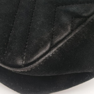 Pre-owned Gucci GG Marmont Black velour 443497 shoulderbag | stylenewstar
