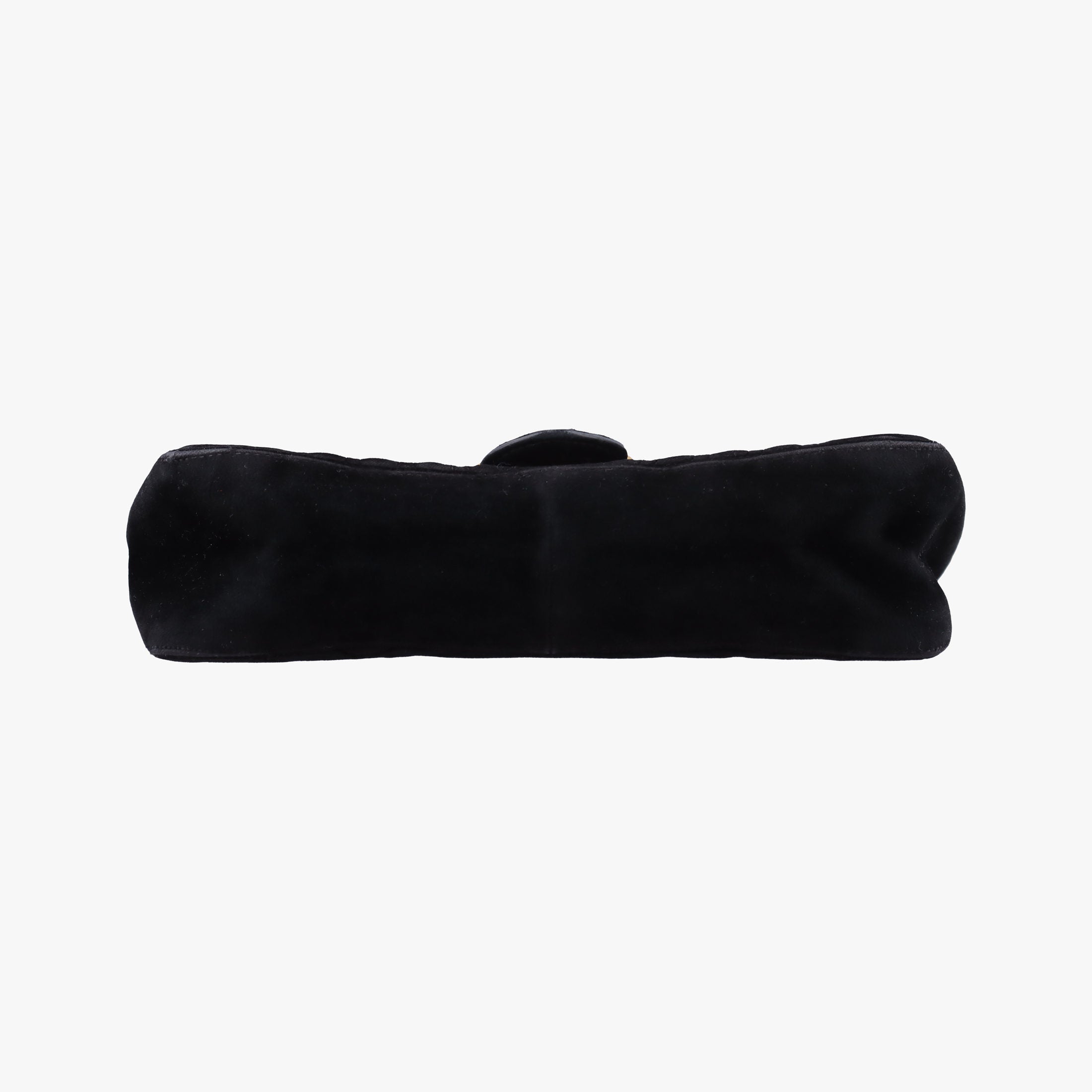 Pre-owned Gucci GG Marmont Black velour 443497 shoulderbag | stylenewstar