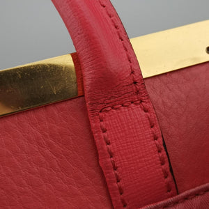 Pre-owned Fendi Petite 2 JOURS Pink Leather 8BH253 shoulderbag | stylenewstar