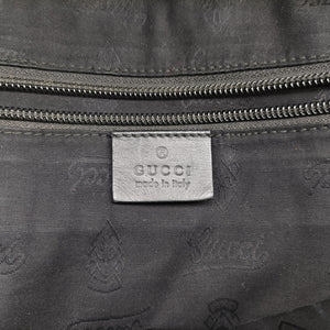 Vintage Gucci GG Imprime Briefcase Black PVC coated canvas 201480 handbag | stylenewstar
