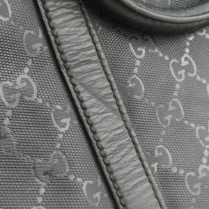 Vintage Gucci GG Imprime Briefcase Black PVC coated canvas 201480 handbag | stylenewstar