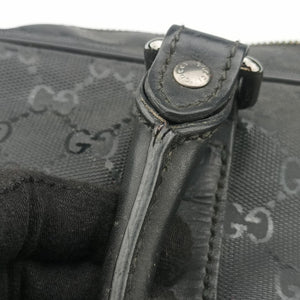 Vintage Gucci GG Imprime Briefcase Black PVC coated canvas 201480 handbag | stylenewstar