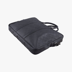 Vintage Gucci GG Imprime Briefcase Black PVC coated canvas 201480 handbag | stylenewstar