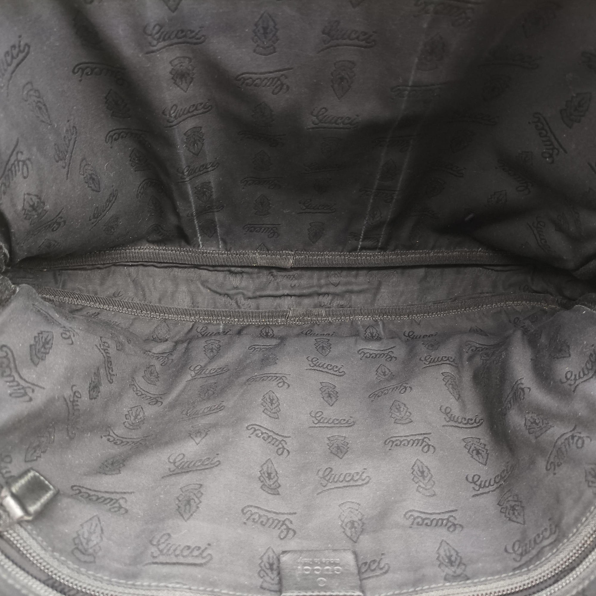 Vintage Gucci GG Imprime Briefcase Black PVC coated canvas 201480 handbag | stylenewstar