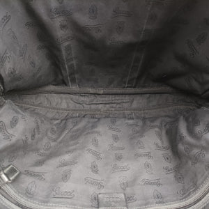 Vintage Gucci GG Imprime Briefcase Black PVC coated canvas 201480 handbag | stylenewstar
