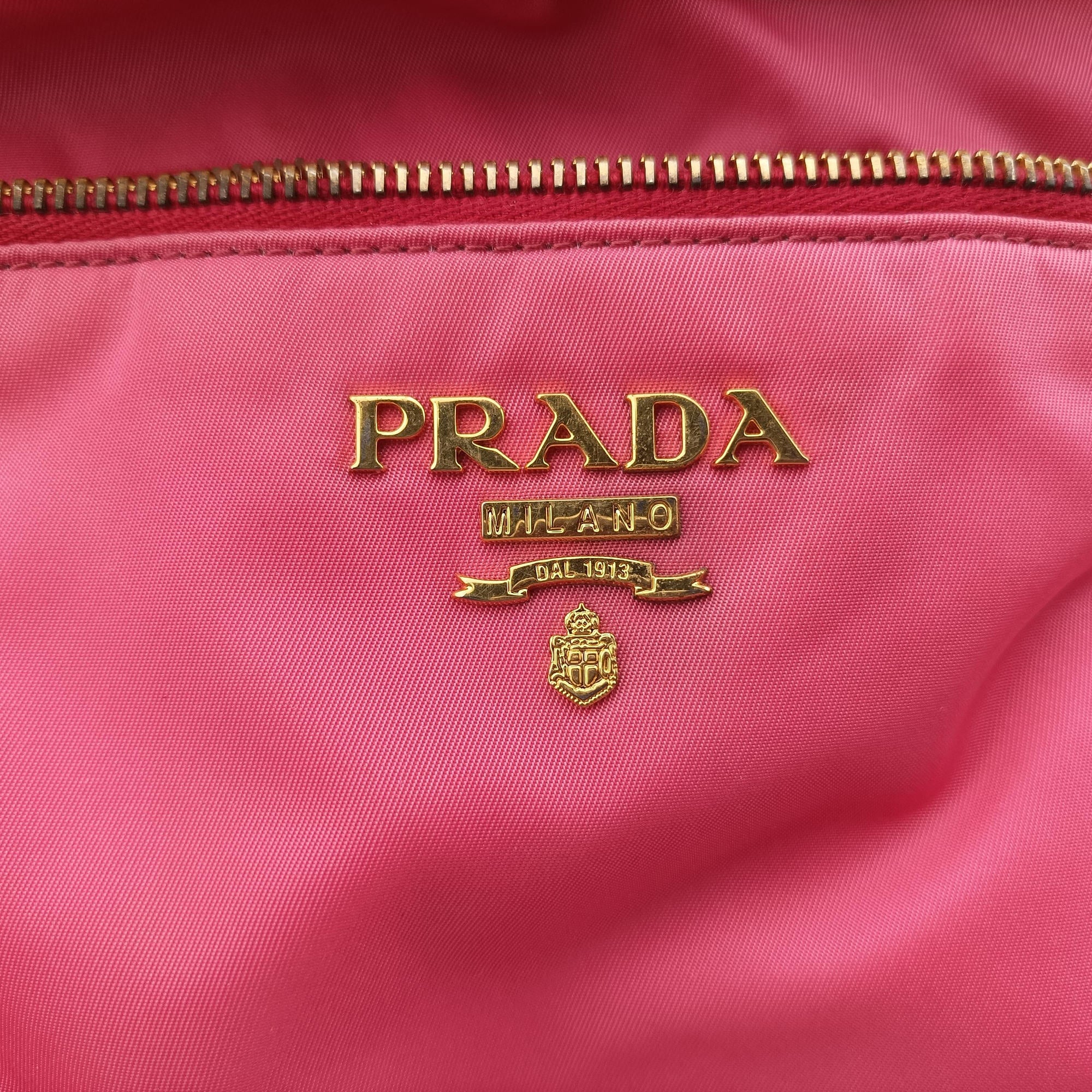 Secondhand Prada Tessuto Ibisco Nylon × Saffiano Leather BT0689 shoulderbag | stylenewstar