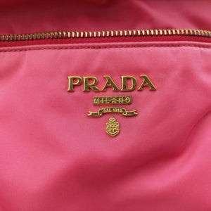 Secondhand Prada Tessuto Ibisco Nylon × Saffiano Leather BT0689 shoulderbag | stylenewstar